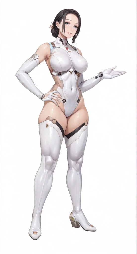 (Masterpiece, plain background:1.2) 1sologirl standing straightforward symmetrical wearing only whitish heels 👠 silver white hair 😍 👌 😀 ✨️ ♥️ ❤️pupils eyes symbol, long red fluffy bunny ears, luna konosuba, white stockings and sleeves