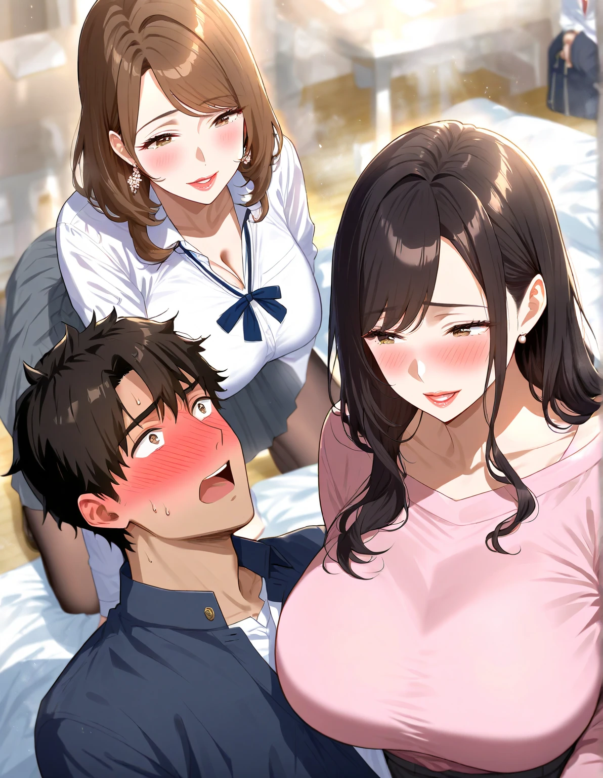 Camila, a 20 year old Colombian girl with brown hair, wakes up early in the morning in his hometown of Medellín. Describe your morning routine, his habits and interactions with his family