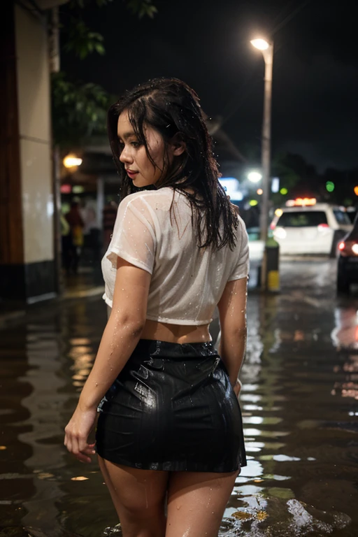 mix4,(8k, RAW photo, best quality, masterpiece:1.2), (realistic, photo-realistic:1.37),1girl,cute,cityscape, night, rain, wet,professional lighting, photon mapping, radiosity, physically-based rendering, full body,thighhighs,legs together, breasts, peeing,