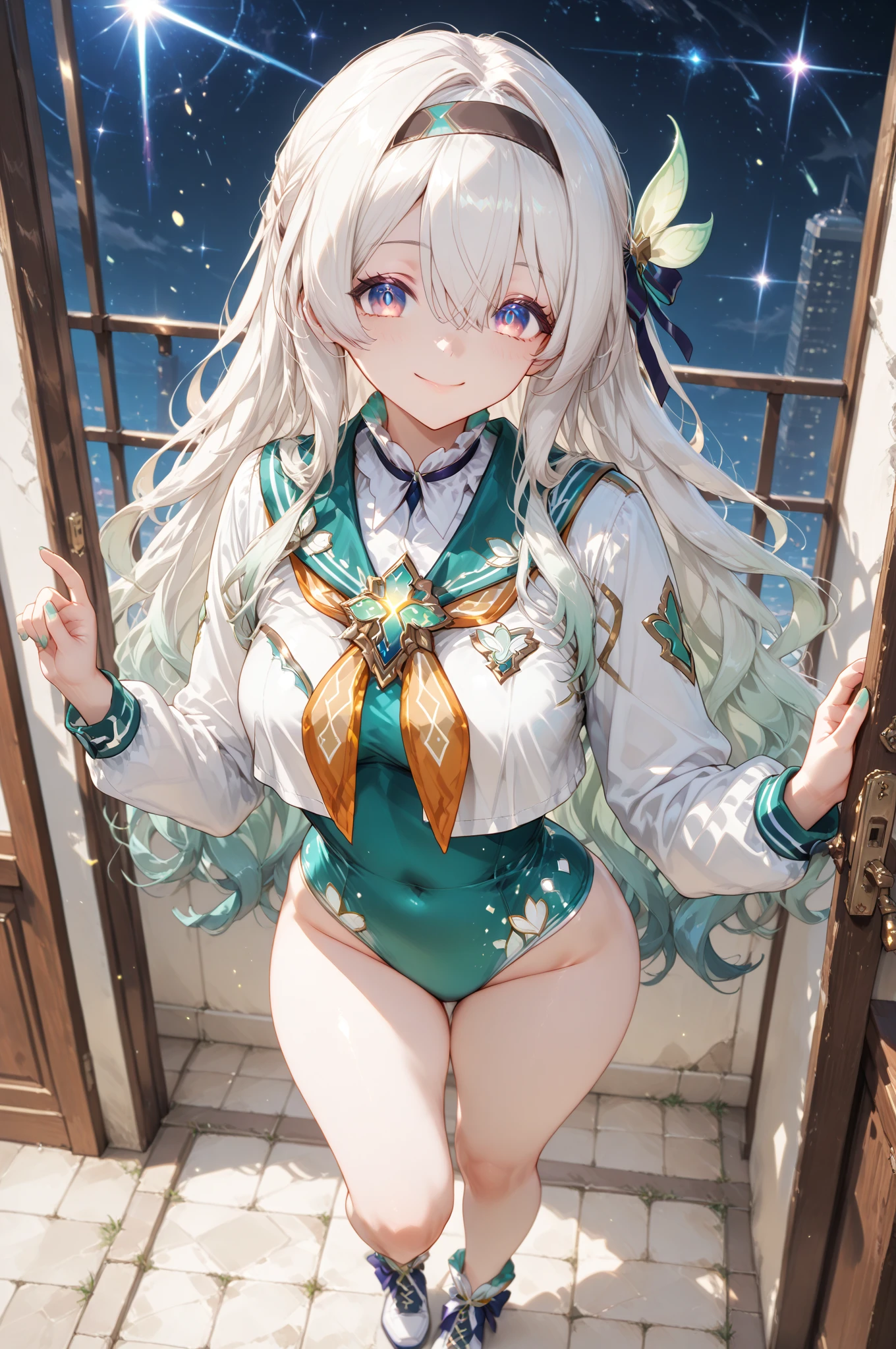Transparent hair、hime-cut、Golden Eyes、eye glasses、ssmile、early teenage girls、flat chest、Thin pubic hair、Beautiful open legs、Jersey