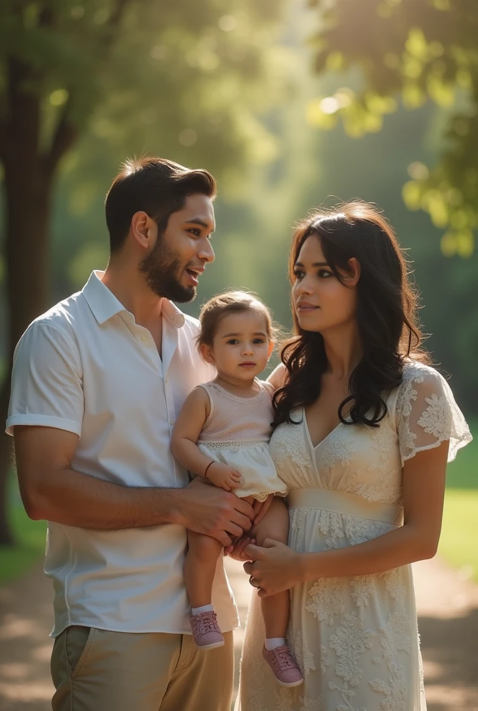 Family at the picnic