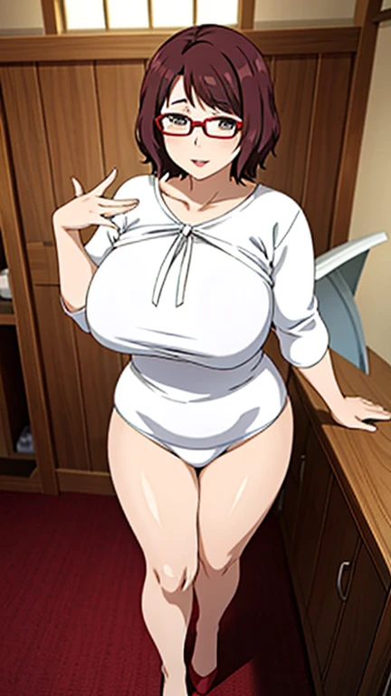 masterpiece, best quality, extremely detail 8k cg, high resolution, 1girl, hitch dreyse, blonde hair, emerald eyes, thin body, huge breasts, thigh gap, bikini top, bikini bottoms, embarrassed look, blush, indoors, onsen, beautiful face, medium full shot