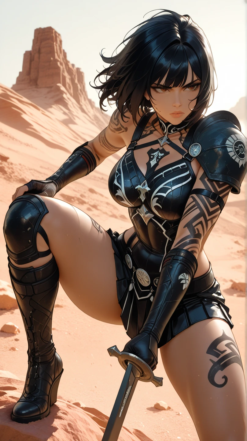 african girl, black skin, short hair, comic accurate Black Panther costume, Wakandan accesories, combat stance, highly detailed, vibrant appearance, creative behavior, imaginative, sensual, spontaneous, small breasts, sexi, highest quality, skin texture, intricate details, (cinematic lighting), RAW photo, 8k, masterpiece,best quality,ultra-detailed,very detailed illustrations,extremely detailed,intricate details,highres,super complex details,extremely detailed 8k cg wallpaper,