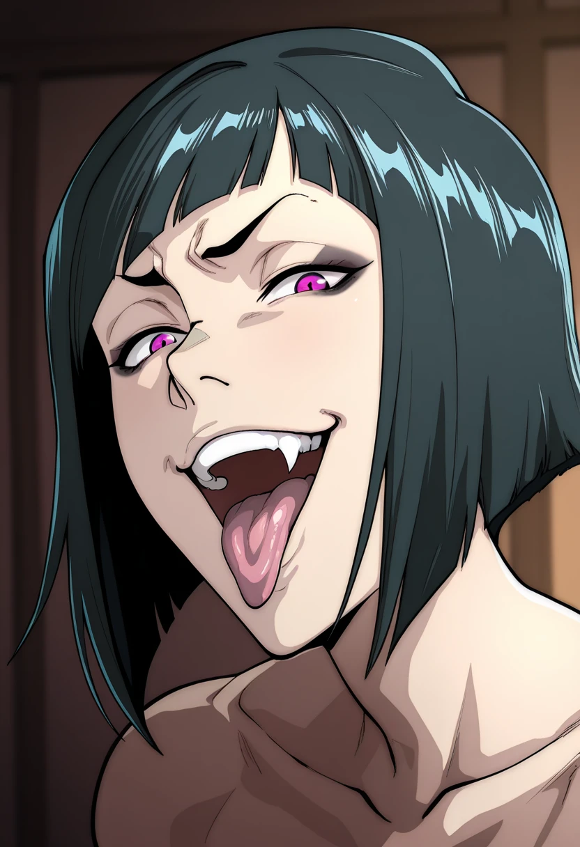 ada wong, With the vagina open lots of sperm inside, a dildo with blood coming out of the vagina, Berserk manga tyle art