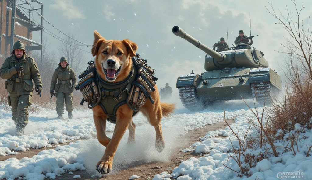 tank +dog