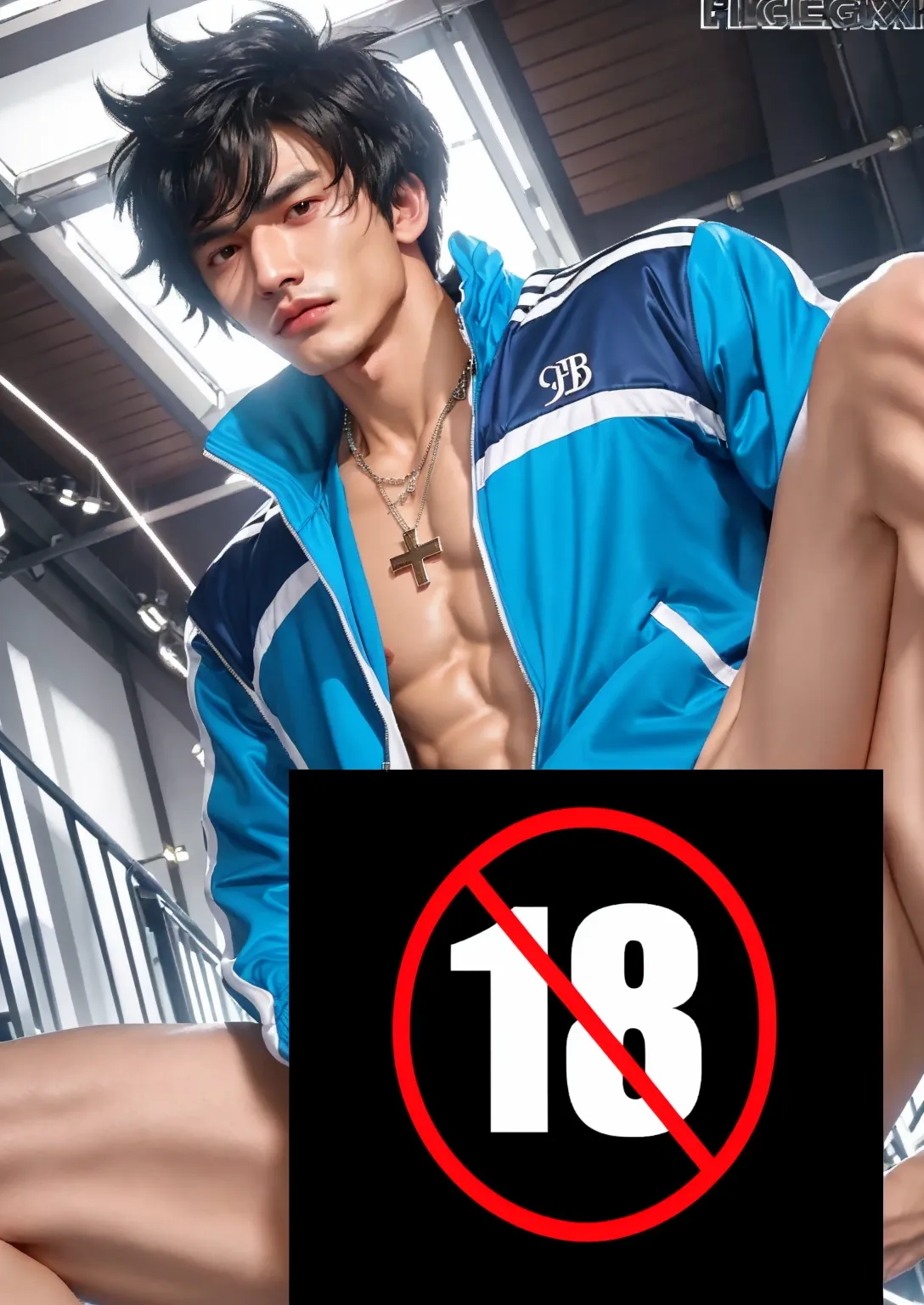handsome boy, messy hair, Japanese, tired, white skin, little bit muscle, sweaty, soft, tied up