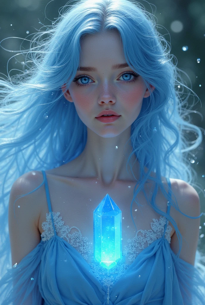 blue hair, female, witch, ice --auto --s2