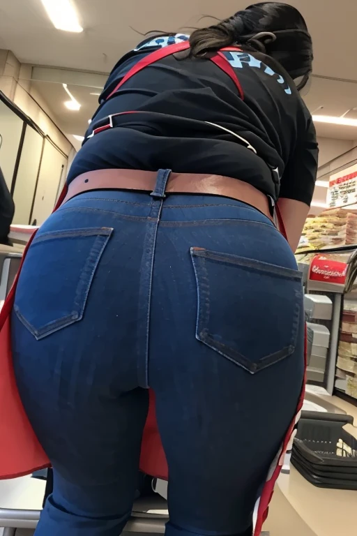 a woman's ass in jeans, extremely tight jeans, close-up shot from behind, extremely close shot, close up to a skinny, thighs close up, tight jeans, super close up shot, gross thigs, very close-up shot, jeans, extreme close up shot, middle close up shot, 4k