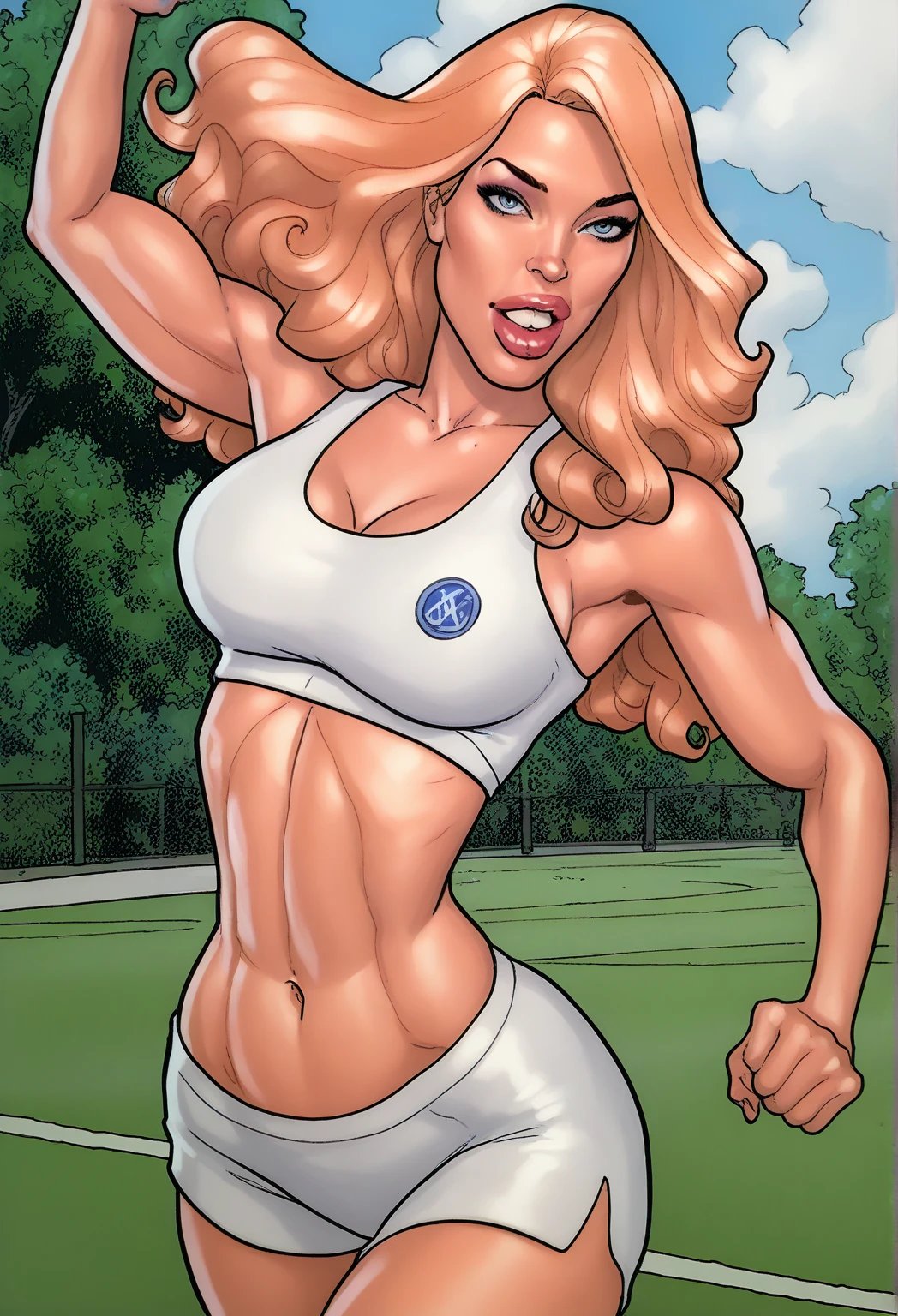 Mature fat woman, white, blonde, full body, general shot, wearing tight swimsuit, near pool, swimming club, indoor environment, well lit, wide area, cinematic lighting, wide shot, perspective, sideways, UHD, masterpiece, accurate, anatomically correct, super detail, high details, high quality, award winning, best quality, highres