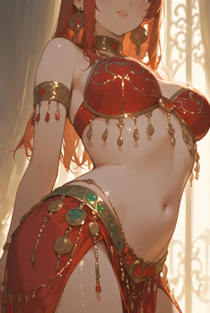 (20 years old), perfect face, (chubby:1.4) child in saree perfect full HDR body exposed midriff highleg loli flat chest curvy indian armpits bellydancer 8k high res knees ankles , royal skimpy underwear, cleavage (shiny skin:1.5) (full body shot) (high heels) (brown skin:1.7) (arabian background:1.5) (sleeping:1.4) (arms behind head:1.4) (shot from above:1.4) (red lace bra:1.4) (hijab:1.5)