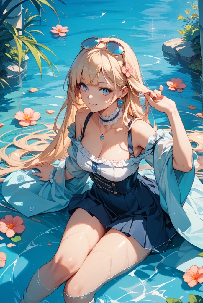 1 girl, serene expression, mesmerizing eyes, straight long hair, flowing dress, poised posture, porcelain skin, subtle blush, crystal pendant
BREAK
golden hour, (rim lighting):1.2, warm tones, sun flare, soft shadows, vibrant colors, painterly effect, dreamy atmosphere
BREAK
scenic lake, distant mountains, willow tree, calm water, reflection, sunlit clouds, peaceful ambiance, idyllic sunset, ultra detailed, official art, unity 8k wallpaper
, zentangle, mandala