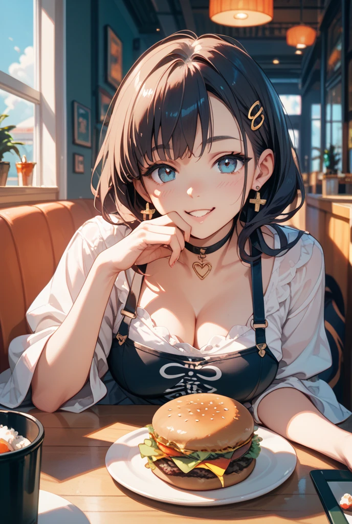 (Small breastss:1.3), (Firm breasts:1.1), (Pointed Chest:1.0), (Pudding cake magazine cover:1.3),(From above:1.0),(From the side:0.9),masterpiece, One girl, Great cleavage:1.1, Narrow waist, BIG ASS, Raised to be sexy, Small breasts: 1.3, Posing and showing off cleavage:1.2、alone, Open your mouth, cute beer glass cute grass,Black Hair, Dark green eyes, dress, Exposing shoulders, jewelry, clavicle, Side Lock, hair band, Earrings, indoor, Off the shoulder, sweater, Put your arms behind your back, plant, short hair and long locks, gild hair band, sweater dress:1.2, off-shoulder sweater, red sweater, Dark Gorgeous Hair, Big side hair, Very long side hair,Rendered (masterpiece: 1.2, highest quality), and (Ultra-high resolution) And exquisite (Depth of written boundary). This masterpiece is not only visually stunning but also tells,Cooking in the classroom kitchen ,View Viewer,