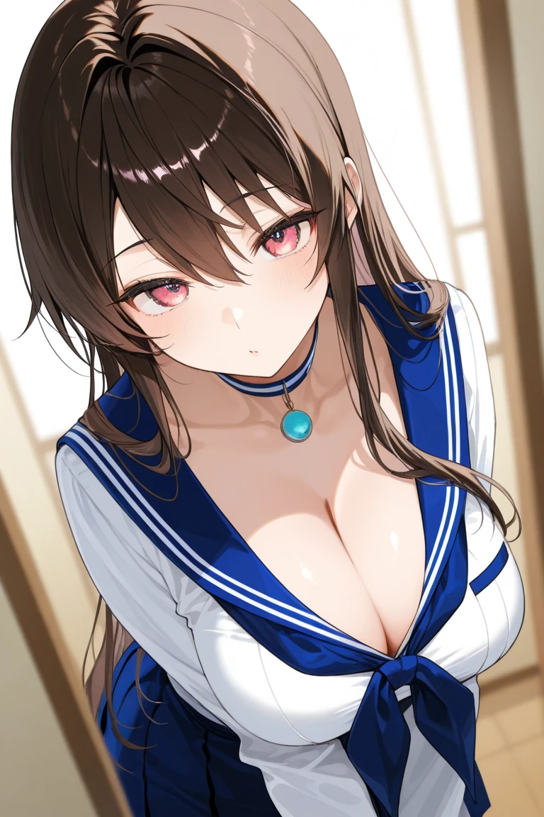 masterpiece, Highest quality, Absurd, Perfect ???????, Kaede Joanne Nouvel, Long Hair, smiling , (((busty))), 1girl, sensual body, Her cheeks flushed, Gravure photography , sexy model, kimono, front open dress, Oriental town , japanese town