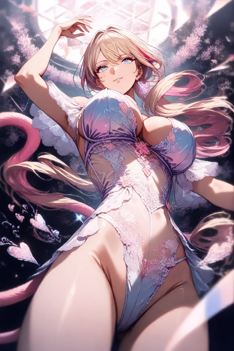 One girl,full bodyesbian, torn cloth,  Spread legs, hand behind head, Underarms, 浴室, Frozen,Long hair,Heart-shaped pupils, Torn clothes, torn legwear, 裸露的女生，upper legs,Pathetic, cum on bodyl