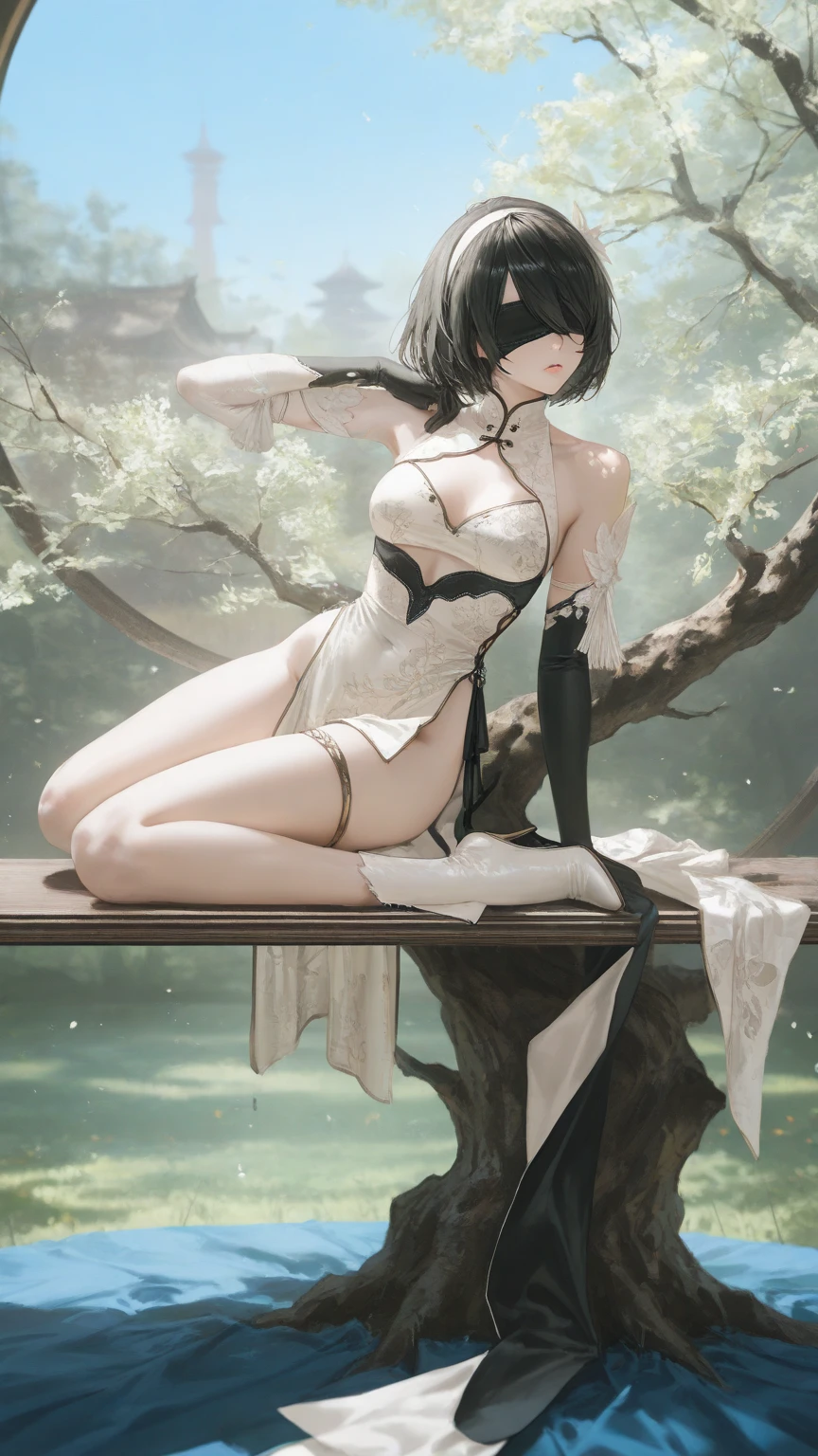Top quality ultra-fine illustrations by Alphonse Mucha, Art nouveau, bathing in water, beautiful refraction of water, white dress soaked in water, transparent clothing, Delicate and elegant linework, Decoration with plant motifs, Geometric decoration, Poetic atmosphere, Rich colors, Dreamy, mystical, erotic(In the forest where the stream flows, Backlighting)(beautiful face and eyes with great detail)absurdres, perfect anatomy((Beastwoman))(Furry, Solo focus, dress)(furry anthro:1.7)(((furry body, Facial features of animal, Features of the animal body)))(((muzzle of the animal very detailed fur)))full body, Smile (portrait),
