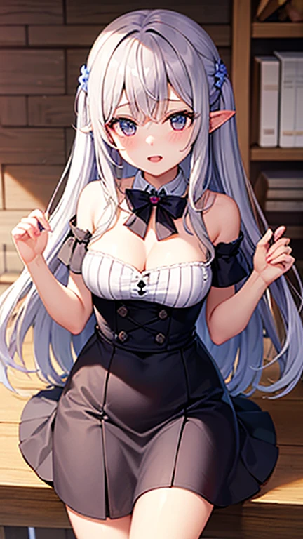 hiquality, hight resolution, ultra-detailliert, high-level image quality, hightquality, anime illustrated, (finely detailed beautiful eye: 1.2), Detailed eye depiction, (finely detailed eyes and detailed face:1.3), (extremely details CG, Best Shadow:1.1), Depth of field and blur, (Perfect Detail: 1.1) , digitial illustration, Enamel Art, Center, Watercolor painting, art stations, concept-art, character sheets, Lightning Wave, beautiful anime watercolors, Vibrant colors, Sharp Focus, art by:hyung tae kim, Fine detail, intricate detailes, highleg, Bikini Suit, Colossal tits, gargantuan butt、Curvaceous body, Detailed eye depiction, Vibrant colors, Sharp Focus, kneeking、(((spread legswide)))、realistic skin textures、Whip body、Tight miniskirt outfit、from below looking up、Panchira、Bite、The bikini、highleg、Ahegao