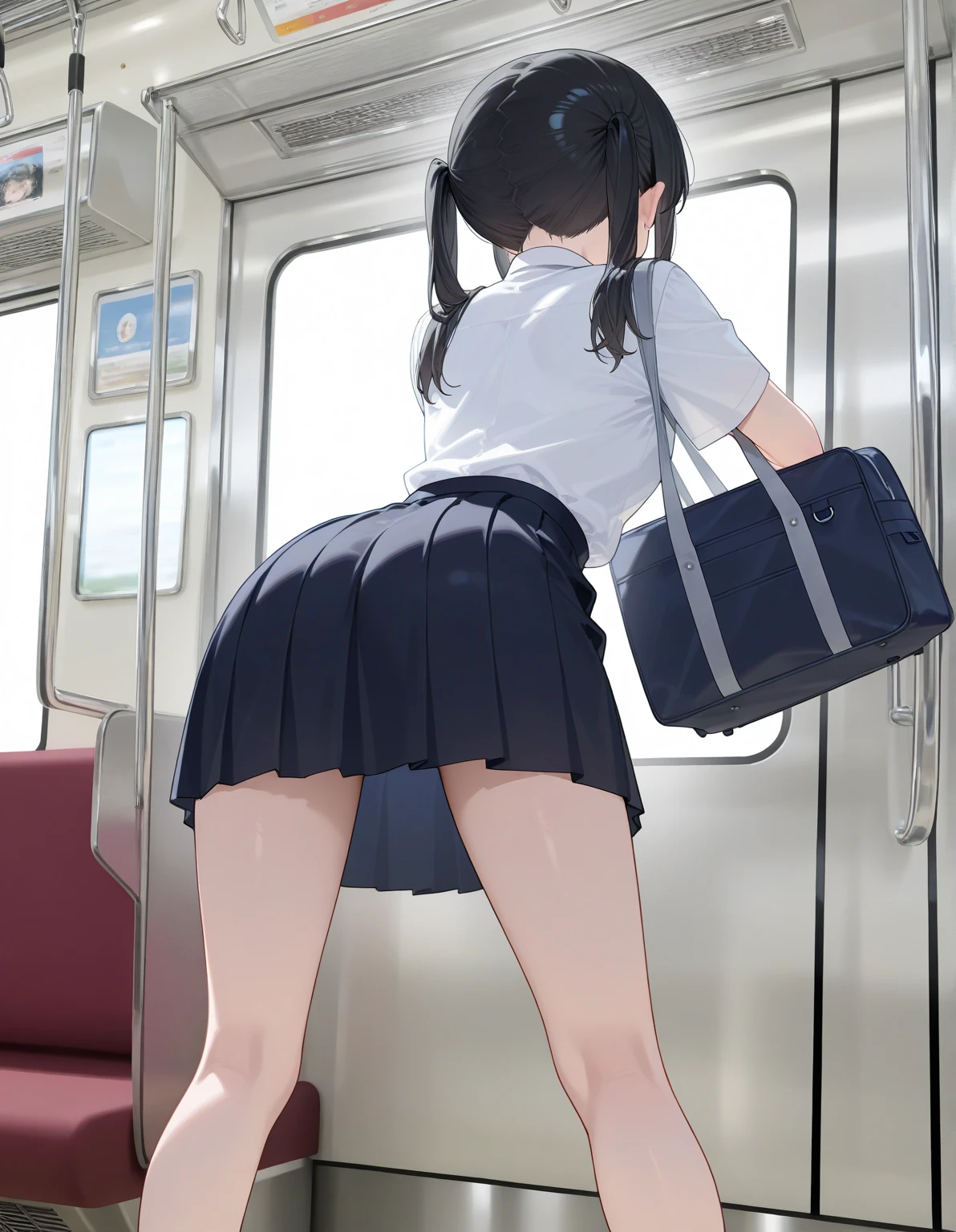 pieces fly、masterpiece、highest quality、Super detailed、High resolution、High resolution、8K portrait、Unity 8k壁紙のHigh resolutionCG、unity 8k wallpaper、cute type little:1.5、:1.5、Highly detailed CG unity 8k wallpaper、realistic、real person、cute type little、 portrait photography、shiny skin、High resolution、(16 years old:1.2)、(1 girl)、beautiful clear eyes、very detailed explanation、delicate face、nice lips、slender body、Same with big breasts thin waist、thin legs、(Inside the train:1.6)、1 girl, cute type, perfect face, seriously, (blush:1.5),Same with big breasts,(((school uniform:1.5))),((( skirt lift:1.3))), (((I have a butt hole))), Detailed description vagina,Show butt hole、distress,  blush:1.5, think back:1.5, kneel down:1.6, (wide open anus:1.7),((retrospective perspective:1.5))、(close-up:1.2)、penis、sex