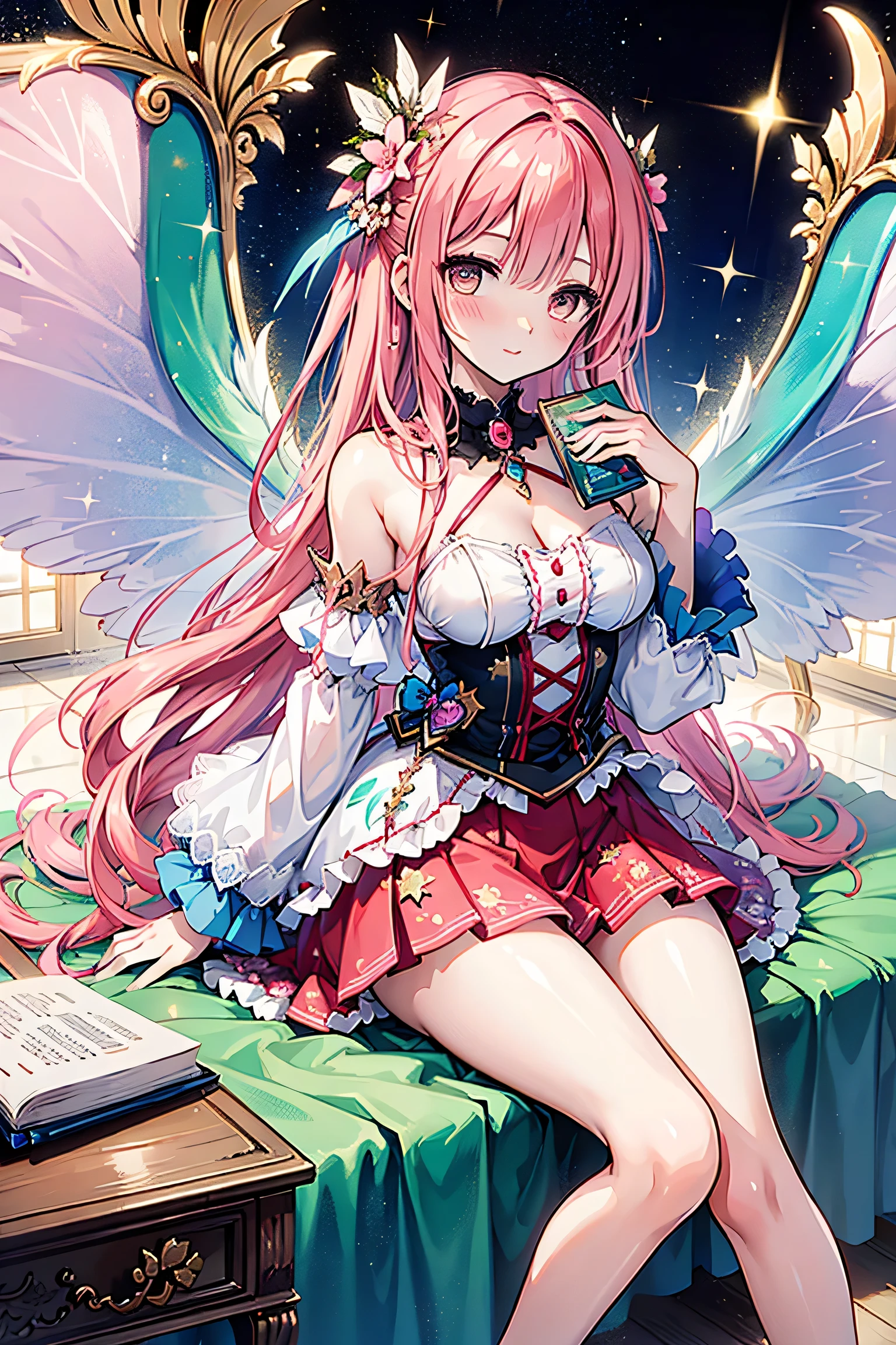Pink hair,madoka,Smile,Foot washing,leotard