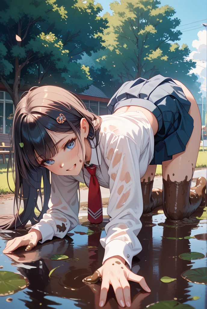 (masterpiece, Highest quality:1.2), alone, One girl, 幼いchildのゴールドシップ, pillbox hat,、White blouse、Sailor suit、、blazer、Pleated skirt、Knee-high socks、Horse tail,、grassland、Nature、blush、Close your eyes and scream、Muddy liquid all over the body、Big Breasts、Nipples are visible、Clothes are see-through、Open your legs、Leg spread、、Kindergarteners、、6 years old、、の小さな体、Tentacles touching pussy、White viscous liquid、A lot of love juice、Get by a large amount of tentacles、Put tentacles in your、A large number of tentacles wrap around the body、Tentacle insertion into、Tentacles and sexual activity、Tentacles and sex、Tentacles get inside clothes、Inserting a tentacle into the vagina、Sweat、Massive 、Vaginal 、orgasm、Cramp、Masturbation、masturbation behavior、From the side、Blowjob、Titty fuck