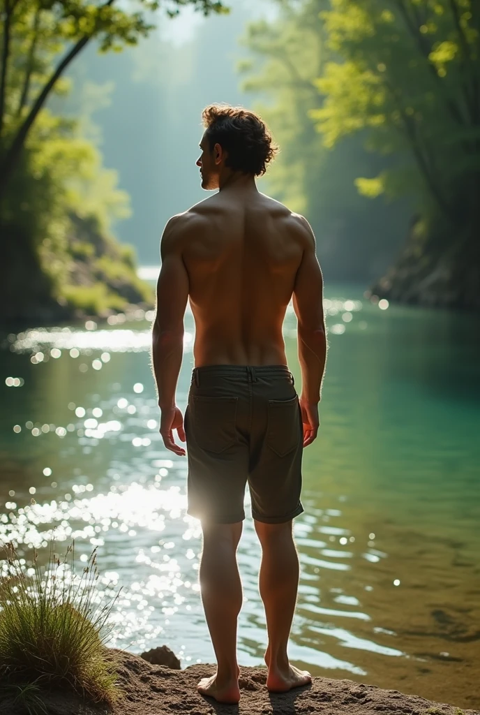 naked man 
