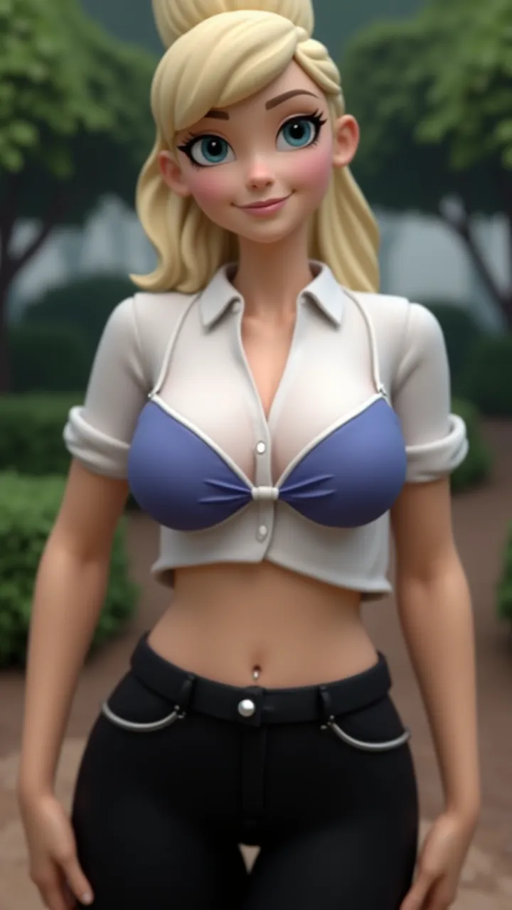 chloe, ripped muscle, muscular body, small breast, pale skin, smile(blush), nude, thin necklace, sixpack abs, [ultra detailed skin:1.2], 8k uhd, full body, stand, sweat, cum on face, crowd, public, night,