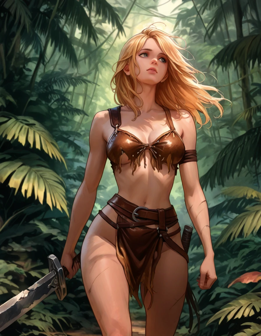 painting of an amazon woman in the company of cute, well-detailed scarlet macaws, stunning digital illustration, fantasy art behance, full-length portrait of the princess of the tribes of Brazil, dynamic pose in ((feather and leather outfit)) Karol Bak UHD, Fantasy Concept Art Portrait, Fantasy Portrait Art, Detailed Painting 4K, Deviantart Artstation CGSCOSIETY, Beautiful Digital Artwork, Alena Aenami and Artgerm, Amazon Warrior, Amazons in the Jungle