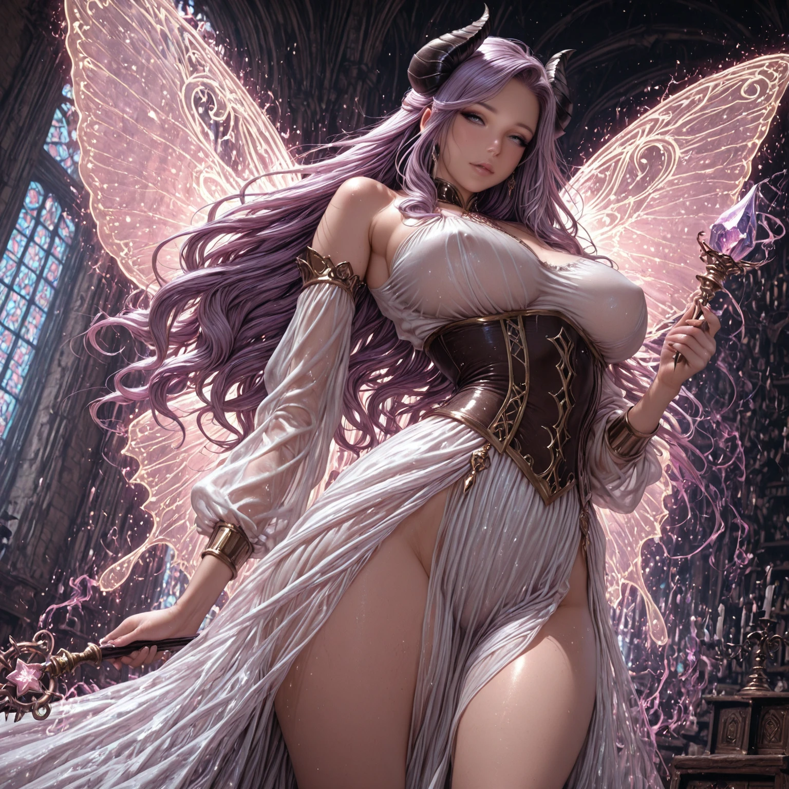 1 moon，Beautiful transparent flower fairy baby, detailed face, detailed eyes, detailed hands, Transparent colorful wings, The wand flutters in the wind､The wand flashed with starlight，Golden wand，Beautiful blue sky and white clouds、Girls have transparent wings､kindly smile､Beautiful garden background､Gentle and transparent，anatomy correct, Delicate pattern，Pink rose space, Soft lighting, ( Bokeh)，Masterpiece, Super detailed, Epic composition, Highest quality, 8K，Epic romantic fantasy digital art，Epic fairy tale fantasy digital art，Mythological fantasy，UHD resolution，Detailed detail drawing，realisticlying，Very realistic，cinmatic lighting,an award winning photograph,rich colours，hyper realistic lifelike texture，dramatic lighting