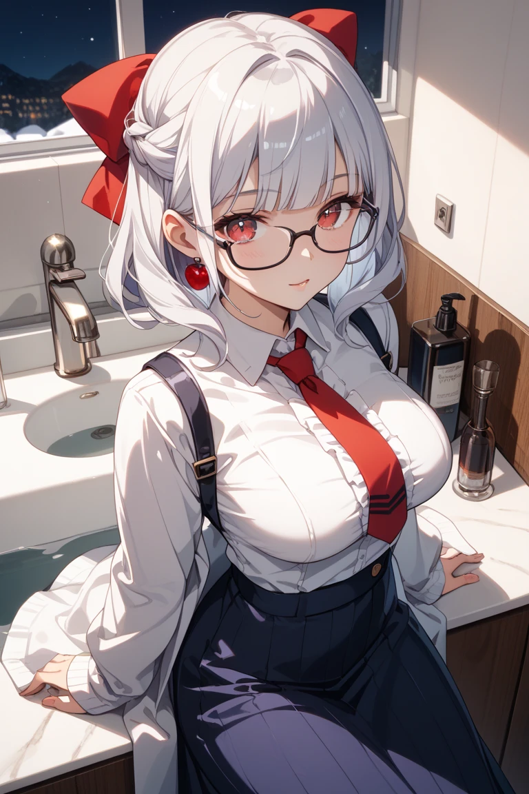 ((muste piece)), ((best quality)), (Super detailed), anime style etc.,peeing on the bed, pretty girl, 1 girl, solo, ((beautiful eyes)), shy smile, small breast, bunny girl00