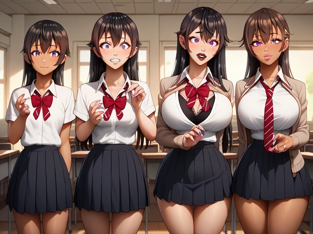 (((A lot of schoolgirls lined up))), all big, all whipped, (((many schoolgirls rushed in ))), crammed brown skin, everyone sweating, surrounded, rubbing each other's breasts, embarrassed, everyone big, thighs, ((stare to viewer)), ((love to viewer)),((orgasm)),((orgasmic spasm)),(((vagina,nipple,nude))), big, ass, plump, areolas, hugging each other, high school girls,