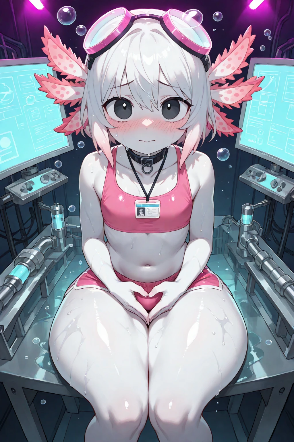 score_9, score_8_up, score_7_up, score_6_up, score_5_up, score_4_up, source_anime, screenshots, 
shiroko-gym, shiroko \(blue archive\),blue eyes,grey hair,hairclip,animal ears,halo,track jacket,buruma,white socks,sneakers,
 Erotic, naked, touching her own nipples, massaging her, embarrassed, sticking out her tongue, spreading her legs no clothes sweat chubby big tits taking off pants no clothes naked naked masturbation pussy pussy nude naked naked 1 person Sweat overflowing with sperm from the pussy A little squirting Sperm on the body
