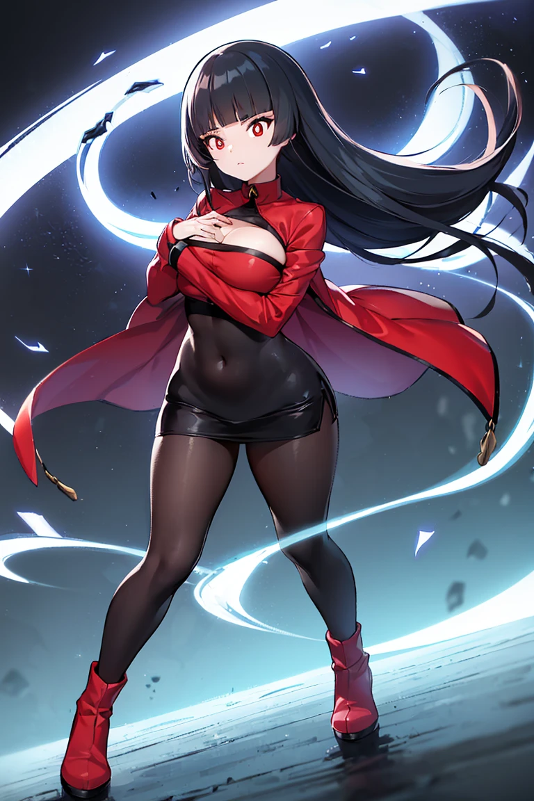 Mulher de top preto e calcinha preta sentada em uma cadeira, roupa muito sexy, angelawhite, roupa sexy, corpo voluptuoso, figura completa hiperrealista, Deusa japonesa, corpo sexy, Garota sexy, thicc, roupa reveladora, figura linda, roupa apertada, corpo grosso, sexy :8, curvy model, lindo rosto e figura, ((((huge muscles))))