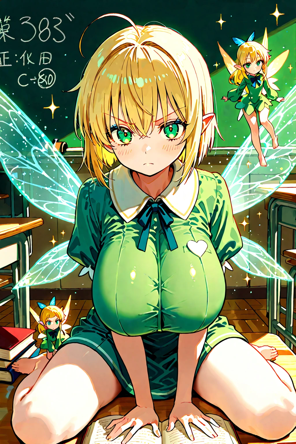 Browsing Caution,(software:1.5), (Tinkerbell、Green tank top:1.5)、((Torn clothes:1.5))、(((Fairy:1.8)))、Blonde、Braid:1.5、Round eyes、16 years old、Thin thighs、(pointy breasts:1.5、Huge Breasts:1.2)、How stupid, liar, Leg spread, detailed, Spread your legs, Show your side, Down the Out、Sexual fluids overflowing、Insert a very thick penis:1.5、(Girl trembling with sexual climax:1.5)、vagina、Sex、Tears are overflowing、anger、(Dynamic pose)、(Active movement:1.7)、Top view、((from above:1.2))、torn white stockings、gang rape,Three boys、((Ahegao))、confusion、color、(A man pinches her nipples:1.5)、((Lots of naked men:1.6))、Surrounded by men:1.5、Blushing、((grass:1.5))