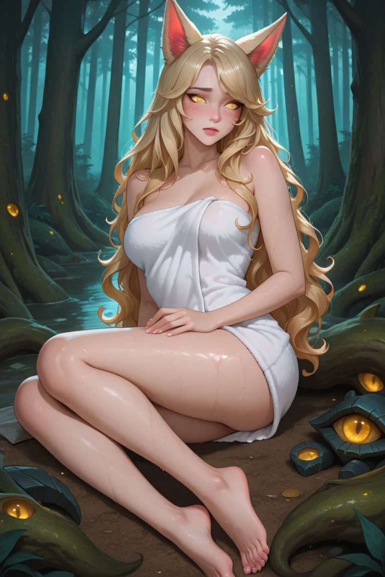 tmasterpiece,best qualtiy,offcial art,8k wallpaper,The is very detailed,illustratio,1个Giant Breast Girl,Orange hair,long whitr hair,Detailed eyes,Forrest gump,exposed bare shoulders,Hanfu,lakes,pure,softl smile,bamboos,teas, ((((light costume)))), full bodyesbian, (Large breasts), twinkle, (20yr old), ((White thong: 1.5)), (((Chest dew: 1.5)))), ((soak all over: 1.5)))), (((opening legs: 1.8)),(Camel toes),(blackstockings),(pantyless),(no bra),(full body ) --auto