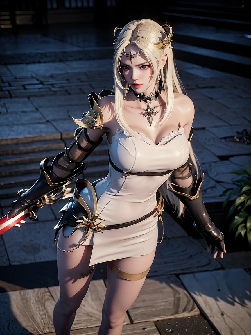 Artoria Pendragon、Lancer Alter、spear alter、アルトリア・ペンdragon, アルトリア・ペンdragon(lancer alter)、beautiful face, lancer alter、1 girl,Supervillains、elegant adult woman、leotard、high resolution、dragon