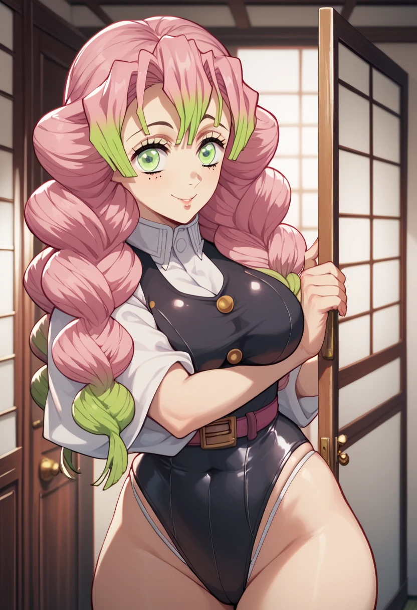 1chica, only, Aphrodite, hair ornaments, flowers in hair, Classroom, neckline, neck, golden bracelets, masterpiece, Best Quality, vibrant colors, Fully mature woman, Long hair, happy face, in the Classroom, (beautiful_method:1.5), (narrow_waist) cinematic lighting, bust shot, extremely detailed CG unity 8K wallpaper, muscular), smile | Fully mature woman,{{{1girll}}},{{{La Best Quality}}},{{{HdR, hiper HD, 8k }}}, {{Ultrafine paint}},{{{masterpiece}}}, {{ultra detailed}},{{extreme detail description}},(Pechos gigantescos de neckline:1.5), fully covered with dress