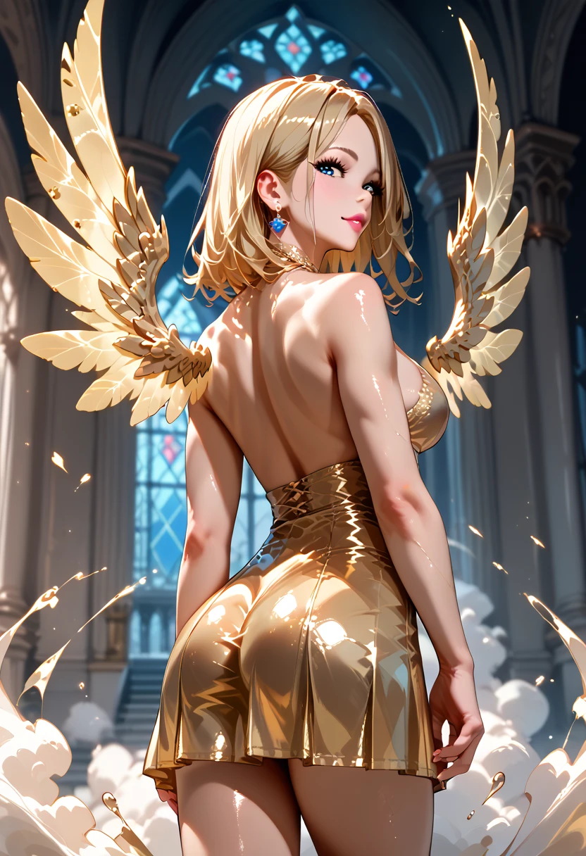 perfectanatomy,1animal,solo,brown horse,wild,(fullbody)(((animalonly)))(((nobody))),((stomping)),view , , tail, looking back