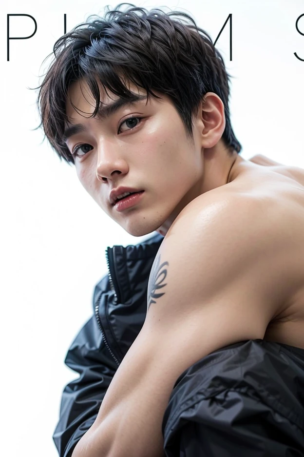 young man, 22 years old, Good looking, Looks like a Korean actor, cute face, white skin, small mouth, Slender face, short hair, handsome, Confident eyes, fit, Broad shoulders, have abdominal muscles, naked, naked, squatting, Open your legs in a V shape., on a truck, bright, outdoor, likes to show off his penis, clearly shows the penis, There was one decent sized penis., Don&#39;t feel embarrassed., Was gangbanged for taking pictures, Slut, Shameless, exhibitionist, pose like prostitute, natural light, both eyes are the same, muscular, perfect eyes, nipples showed, penis exposed, Global illumination, tall, full body, tiny waist, soft light, dream light, digital painting, extremely detailed CGI, hd, HDR, 8k, 4k background
