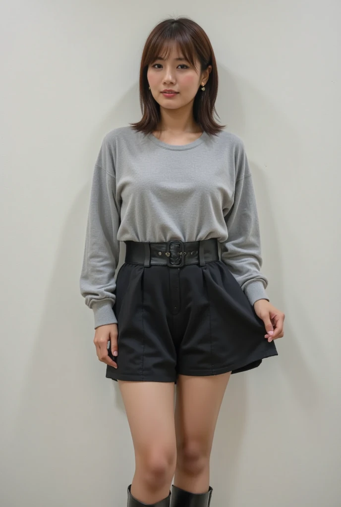Zhu Ai_Villas,RAW photos,Brand photos,(highdetailskin:1.2),8k ultra high definition,digital SLR camera,gentlesoftlighting,high high quality,filmgrain,富士XT3,20 years old Asian woman,Wear simple clothes,T-shirt and skinny jeans,Detailed clothing details:1.3,perfect body figure,Super detailed facial details and skin,Fair and tender face and skin,二重まぶた,Super detailed eyes,fully body photo