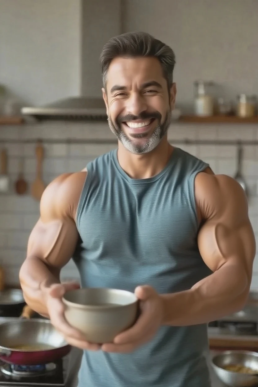 40-year-old uncle，musculature，gay