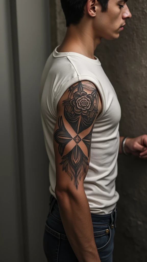 Tattoo design with coital meaning
