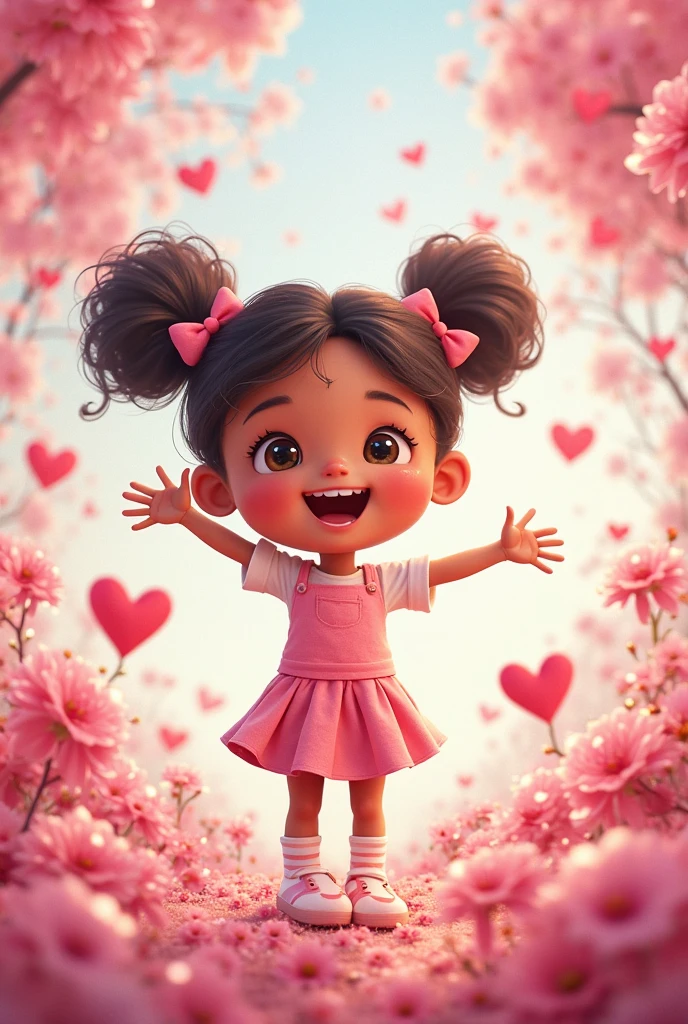Name Maribel with colors, hearts and rainbows