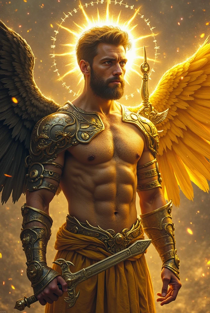 um retrato de(( um homem )) com barba, ((pernas musculosas)), ((peitoral forte e largo))in high definition, em 8K de ((um homem)) de 18 anos, (( Homem)), Deus do Mar, Deus do Oceano, Luthien, arte de deus, Deus da mitologia grega, Deus da Lua, Deus do amor e da paz, deus bonito, Mitologia do Deus da Terra, o deus Eros, Um retrato impressionante de um deus, Frank Kelly Freas, Estilo Karol Bak, ((beautiful face)), Ultra Definition, melhor qualidade, 32k ultra , Ultra HD