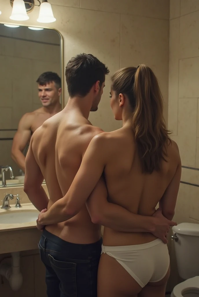 a girl with her back to a man is being abused by a man, nsfw, profile pic
