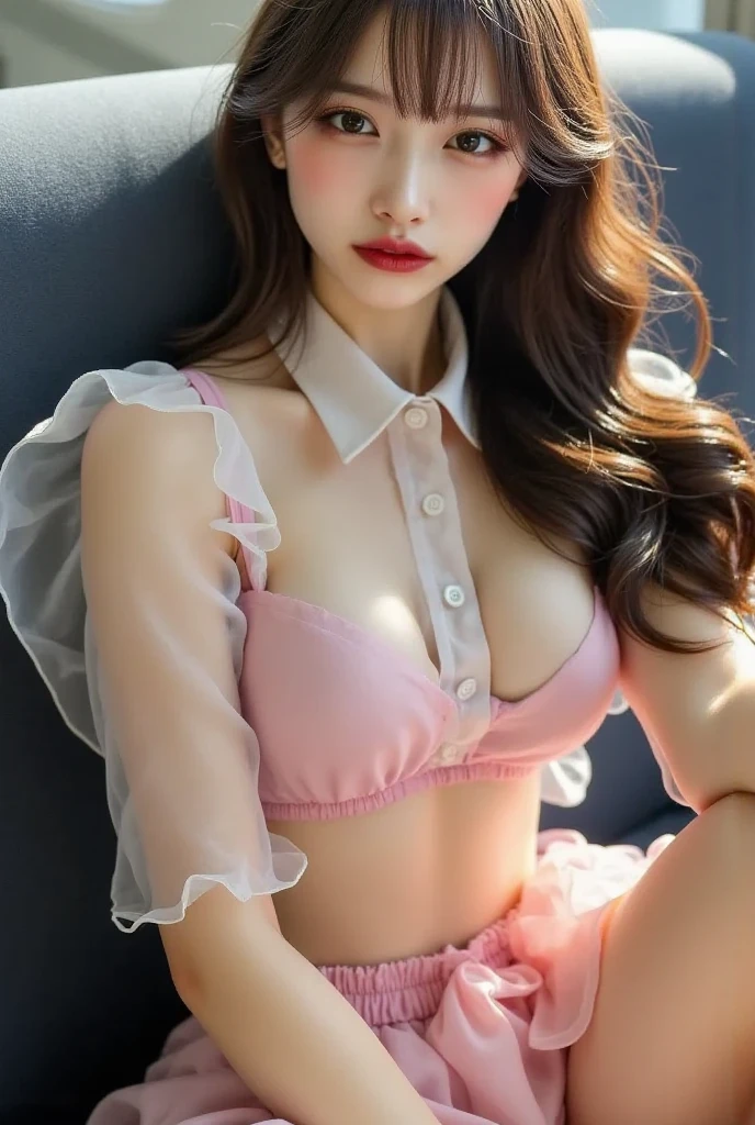 ((masterpiece: 1.4, best quality))+,(ultra detail)+, official art, unity 8k wallpaper, ultra detail, beautiful, high quality, Highlight your cute face, masterpiece, best quality, (Semi-straight medium length hair:1.3), ((Always a professional wrestling ring:1.4), (Very light coral colored lace lingerie:1.5)), (((From head to butt:1.45))), High exposure, skinny body, masterpiece, high quality, beautiful spotlight, (glowing skin:1.3), No. 1 girl group idol in Korea, ((vivid color:1.2)), ((brown eyes, Light brown hair:1.3)), (Small and round breasts:1.2), ((colorful earrings, white neck choker, white short lace gloves)), looking at viewer, (Butt back exposed:1.5)