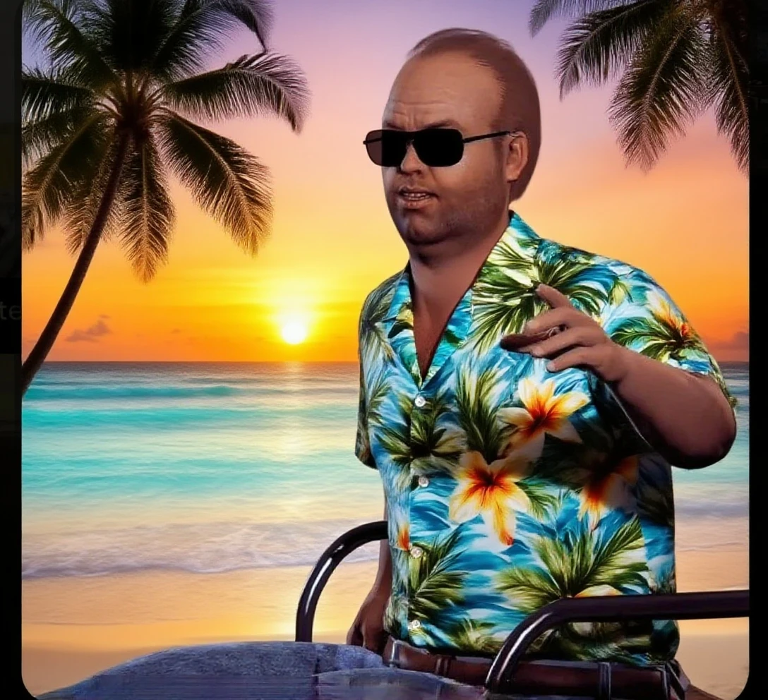 Painting by Ron English "The gta gameplay scene, of Pleasure", pop-surrealism, cultural subversion, iconic mash-ups, vibrant and bold colors, satirical commentary, aidmagta6, midjourneyv6.1