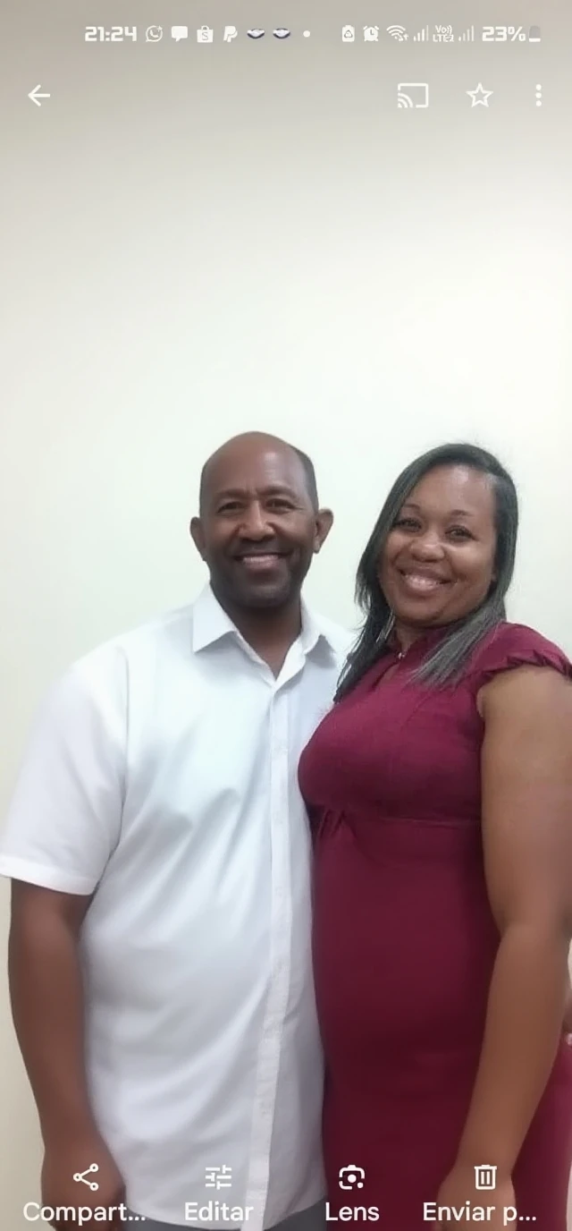 there is a man and woman standing next to each other, nigth, album photo, sandra chevier, profile image, photo taken in 2 0 2 0, malika favre, by Joy Garnett, by Gwen Barnard, photo taken in 2018, by Willian Murai, 4 5 yo, niele toroni, lovely couple