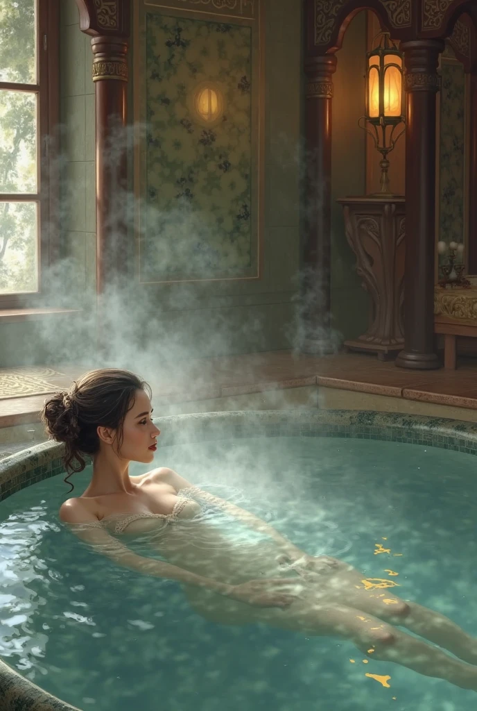 Pool celebrate, by wlop, full body, cinematic still, cinemascope, best quality, masterpiece, very aesthetic, perfect composition, intricate details, ultra-detailed, vivid colors