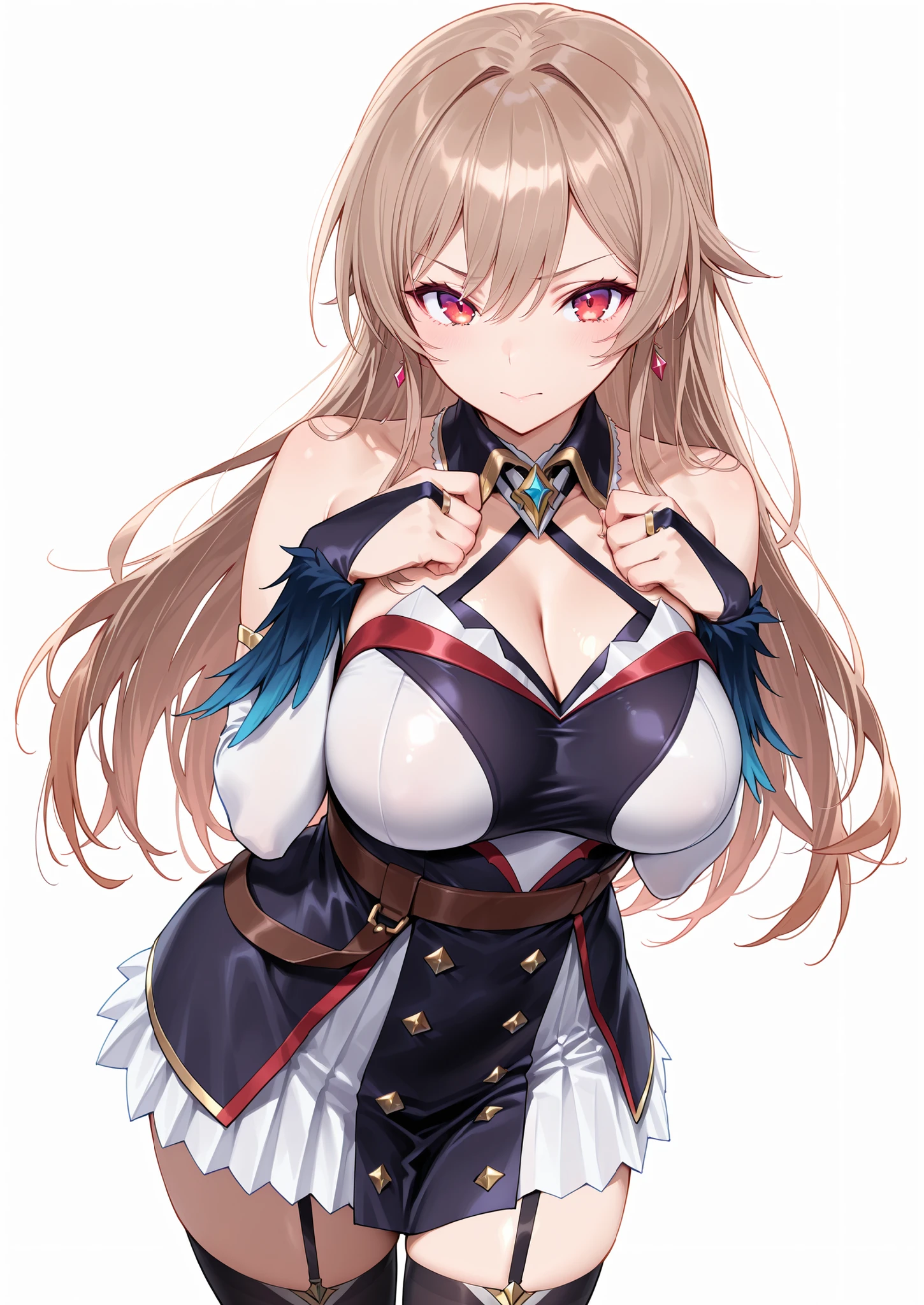 1girl, solo, blue eyes, blonde hair, smile,low twintails,
