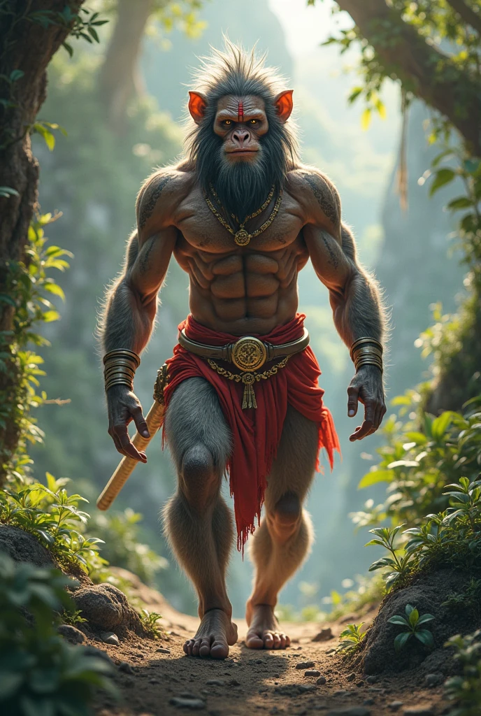 Hanuman , monkey face , full photo,