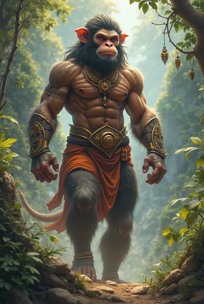 Hanuman ji walking